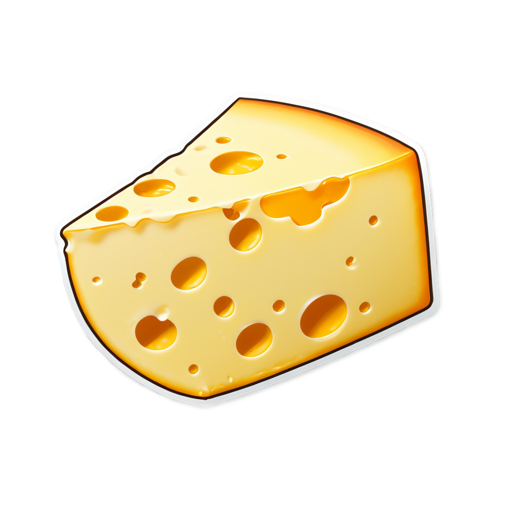 Cheese Sticker Collection