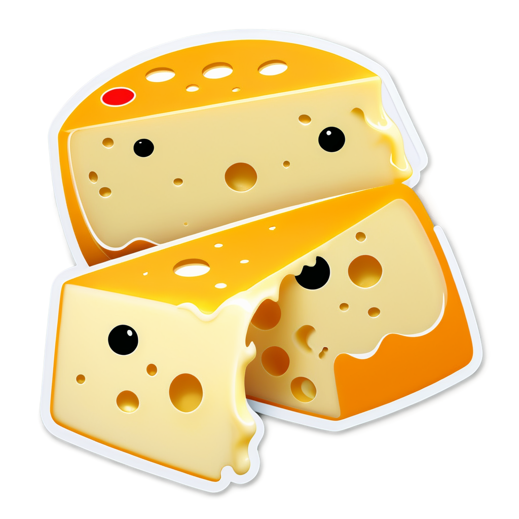 Cute Cheese Sticker