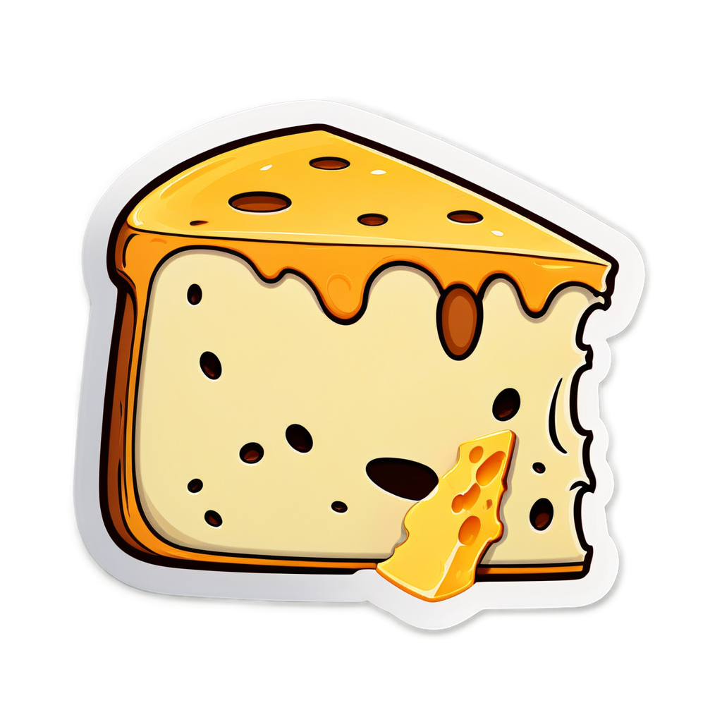 Cute Cheese Sticker