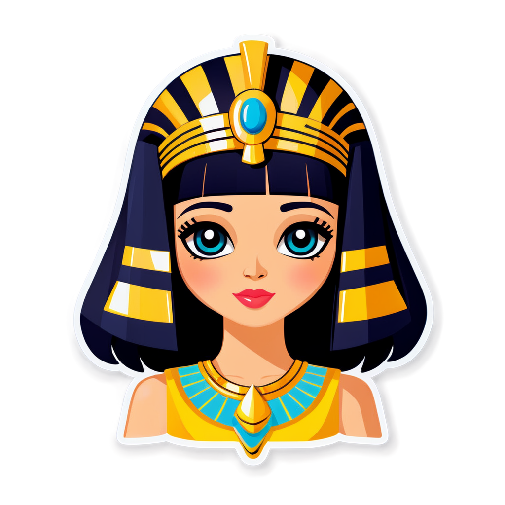 Cute Cleopatra Sticker