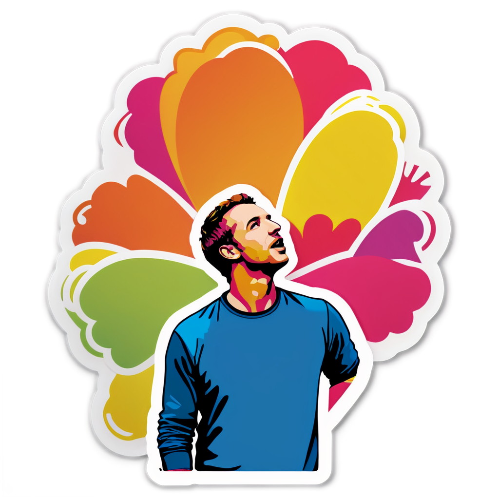 Cute Coldplay Sticker