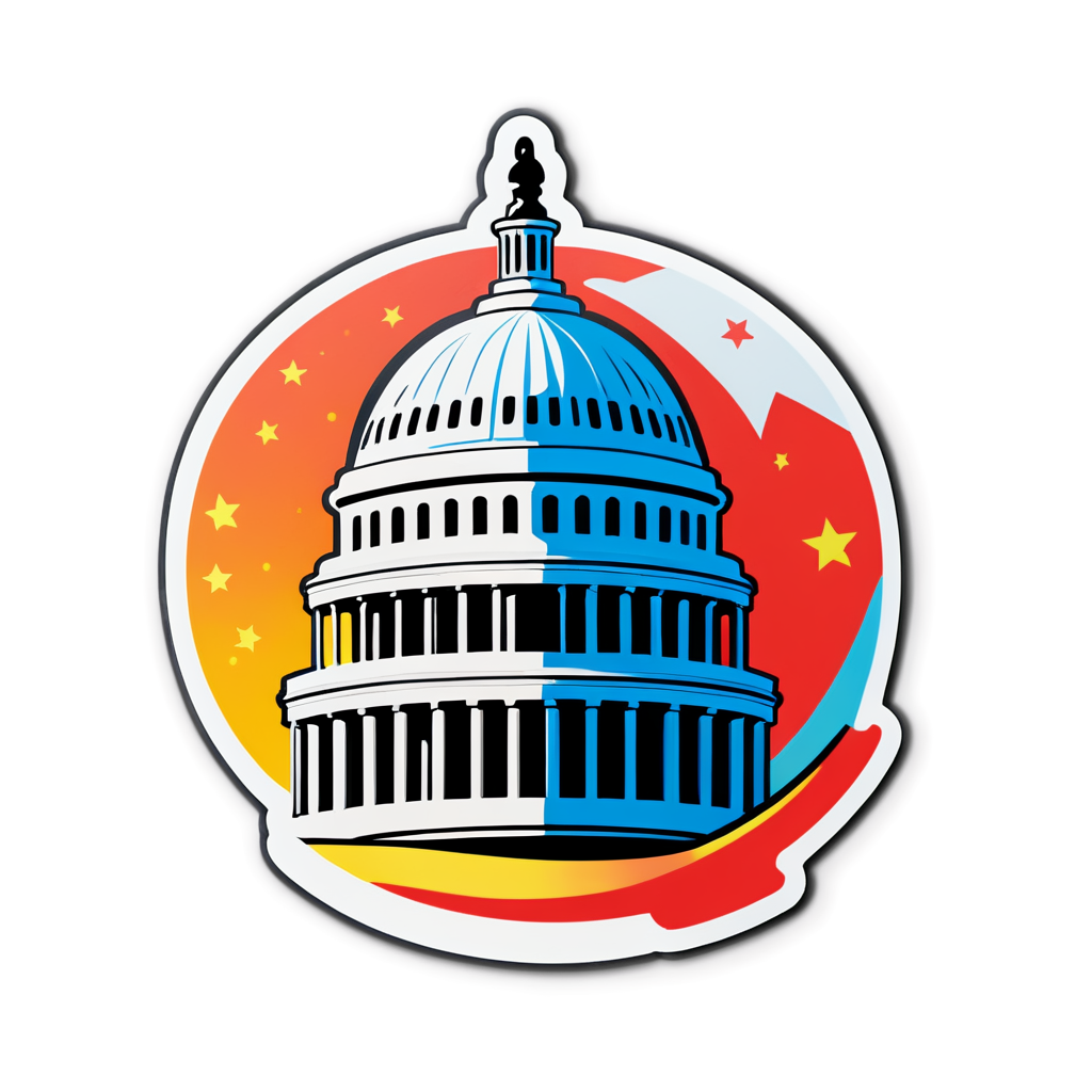 Cute Congress Sticker