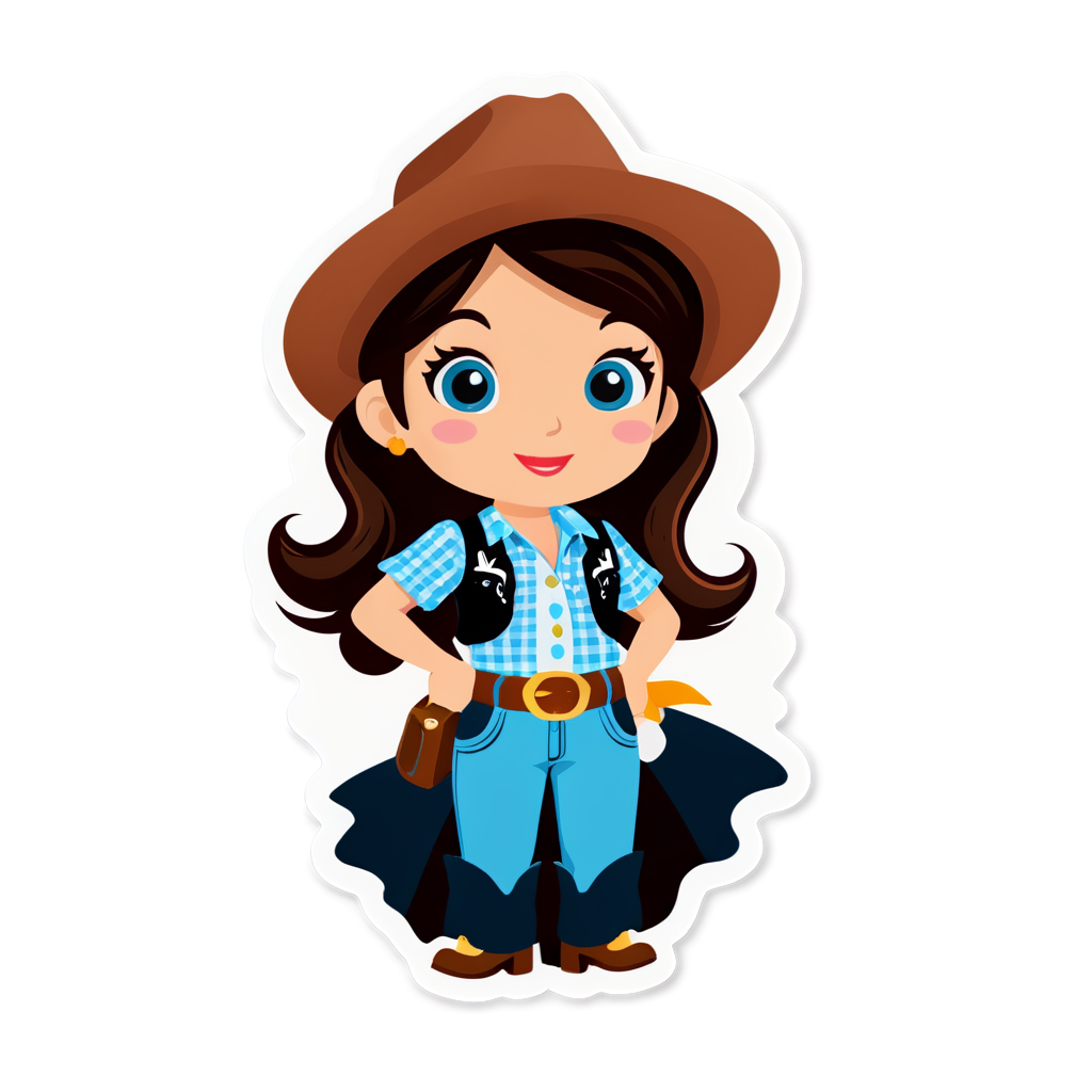 Cowgirl Sticker Collection