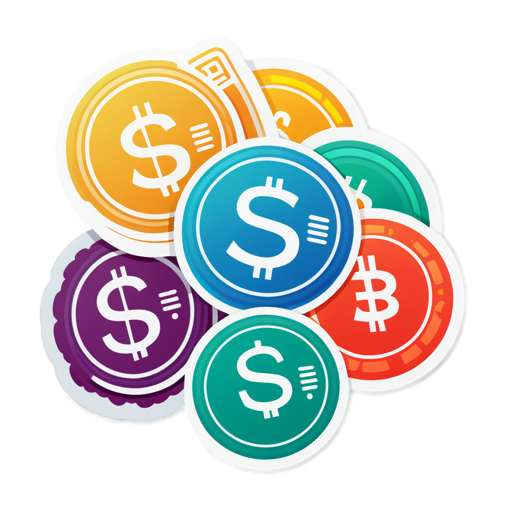 Currency Sticker Ideas