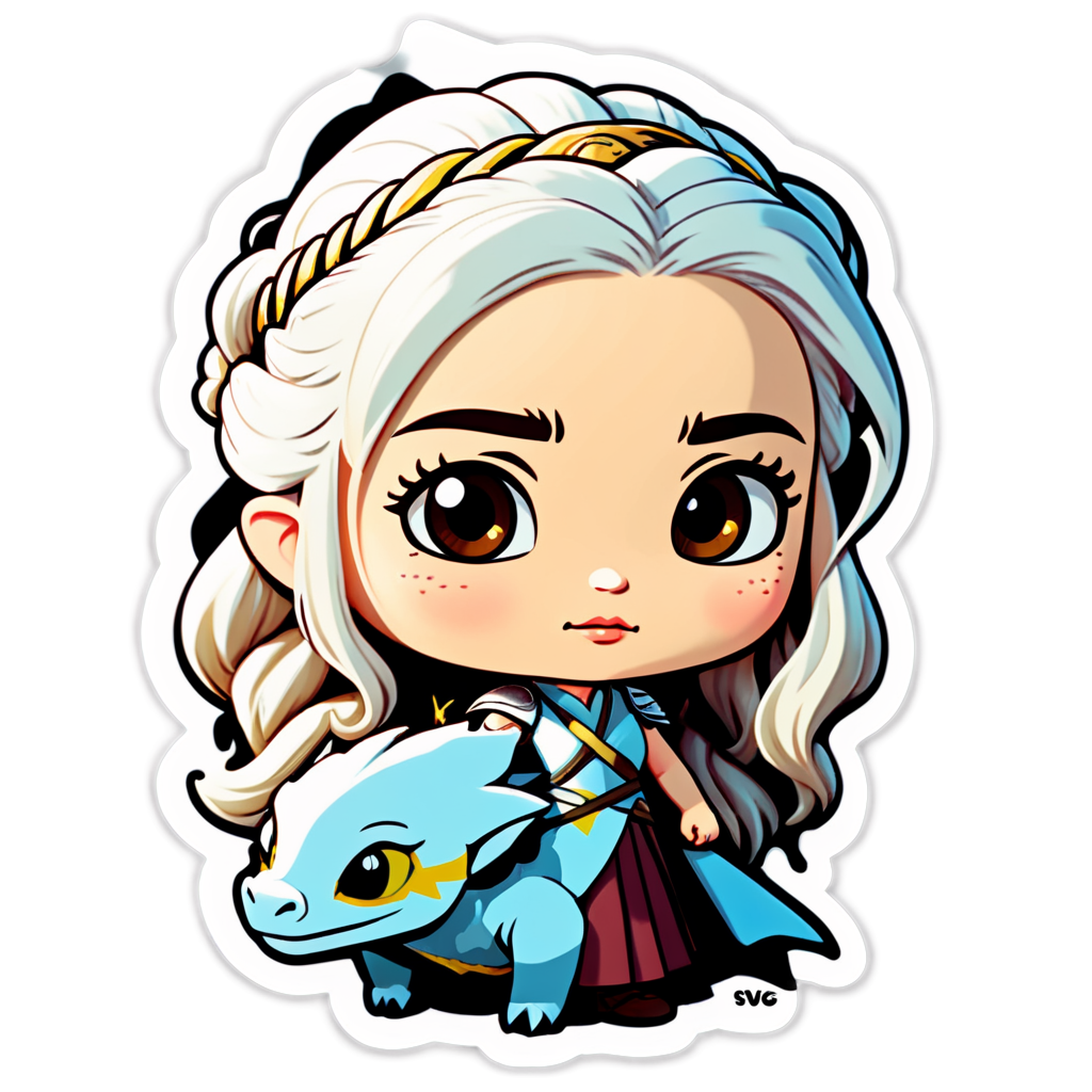 Cute Daenerys Sticker