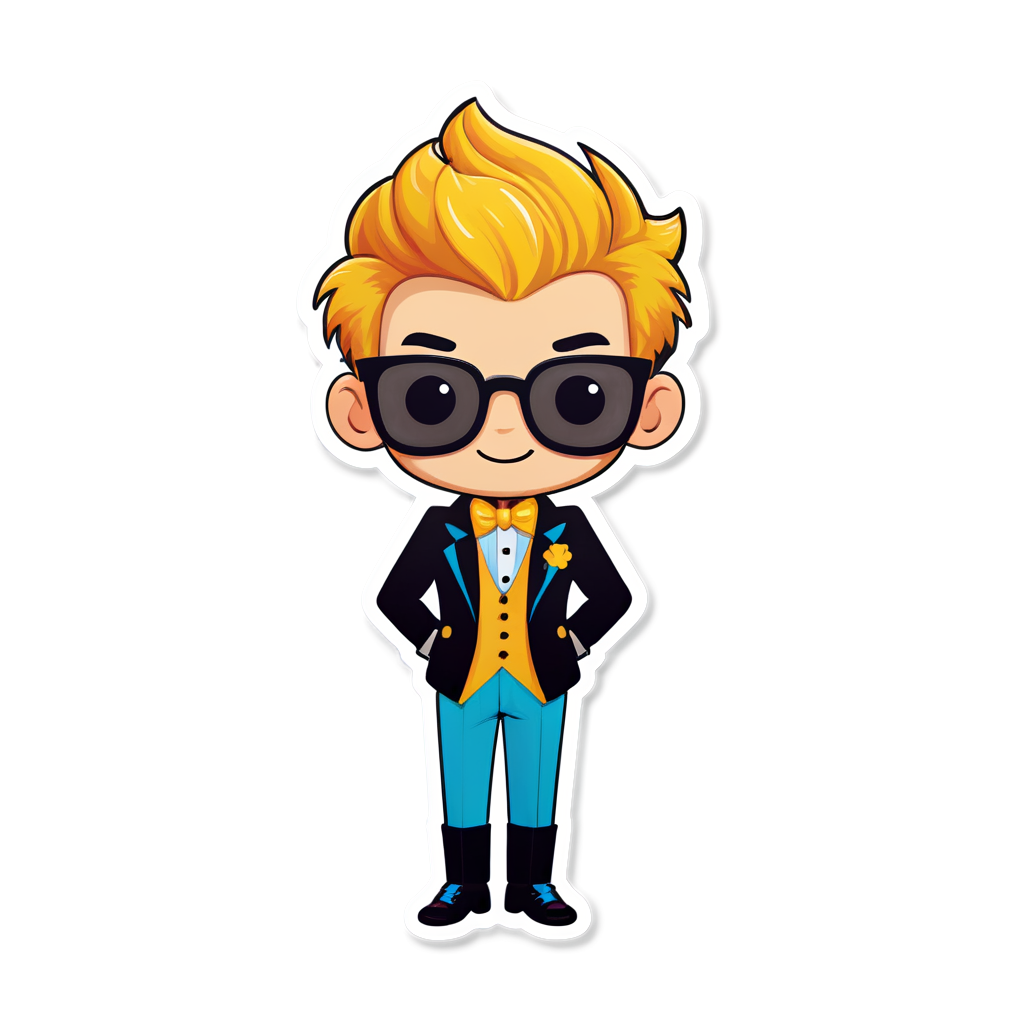 Cute Dandy Sticker