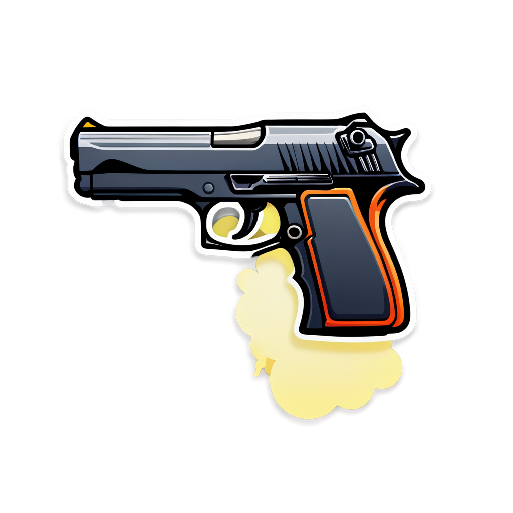 Cute Deagle Sticker