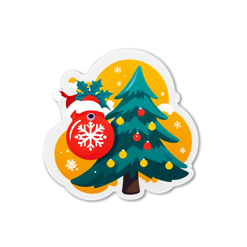 Cute December Sticker