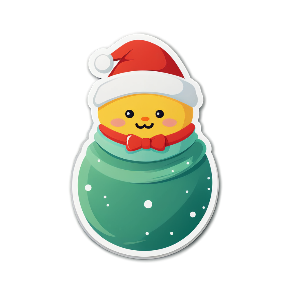 Cute December Sticker