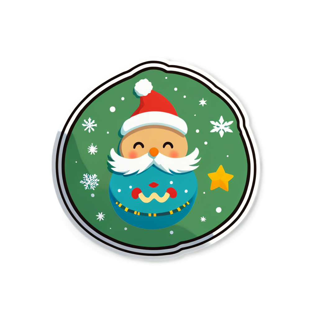 Cute December Sticker