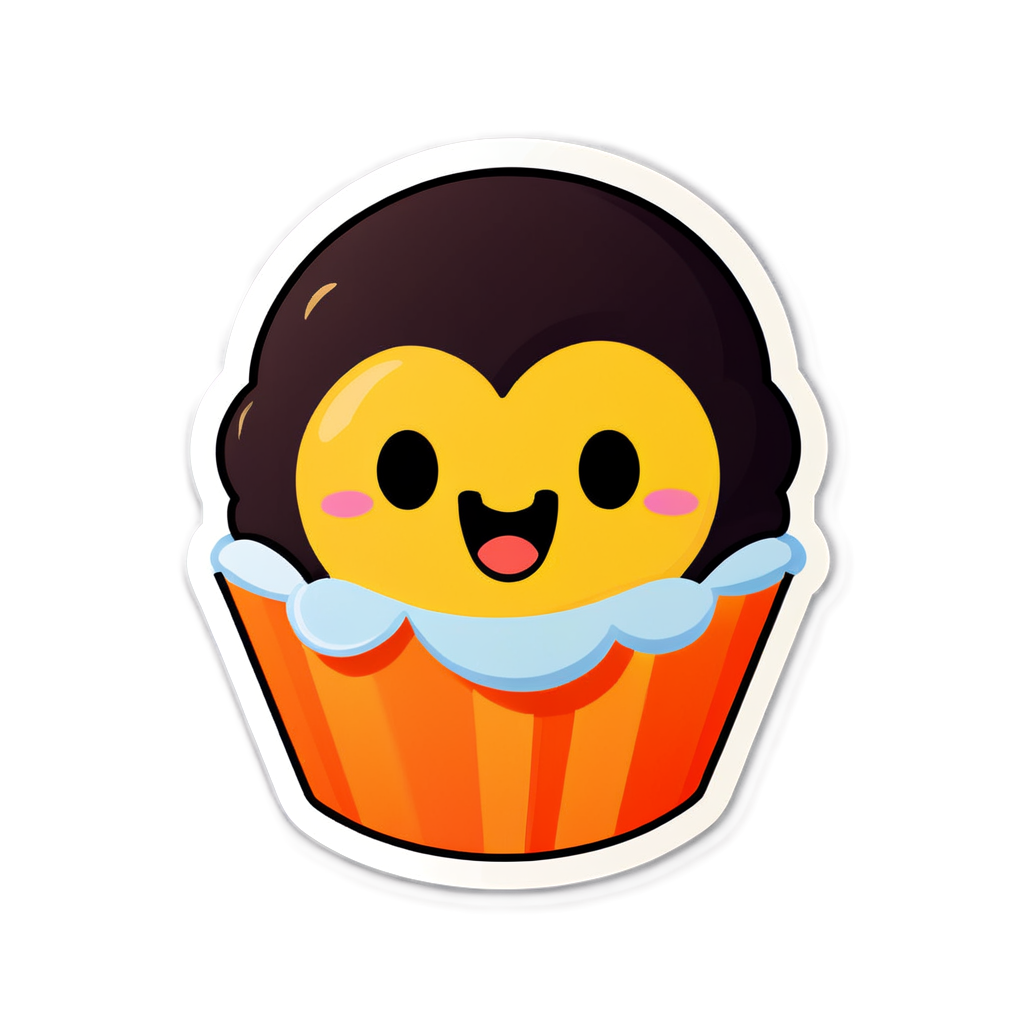 Cute Delight Sticker