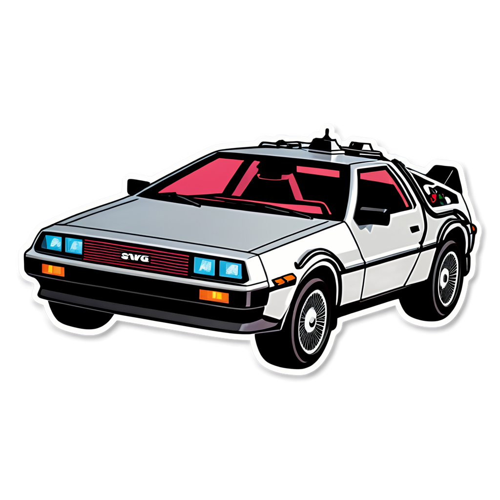 Delorean Sticker Kit