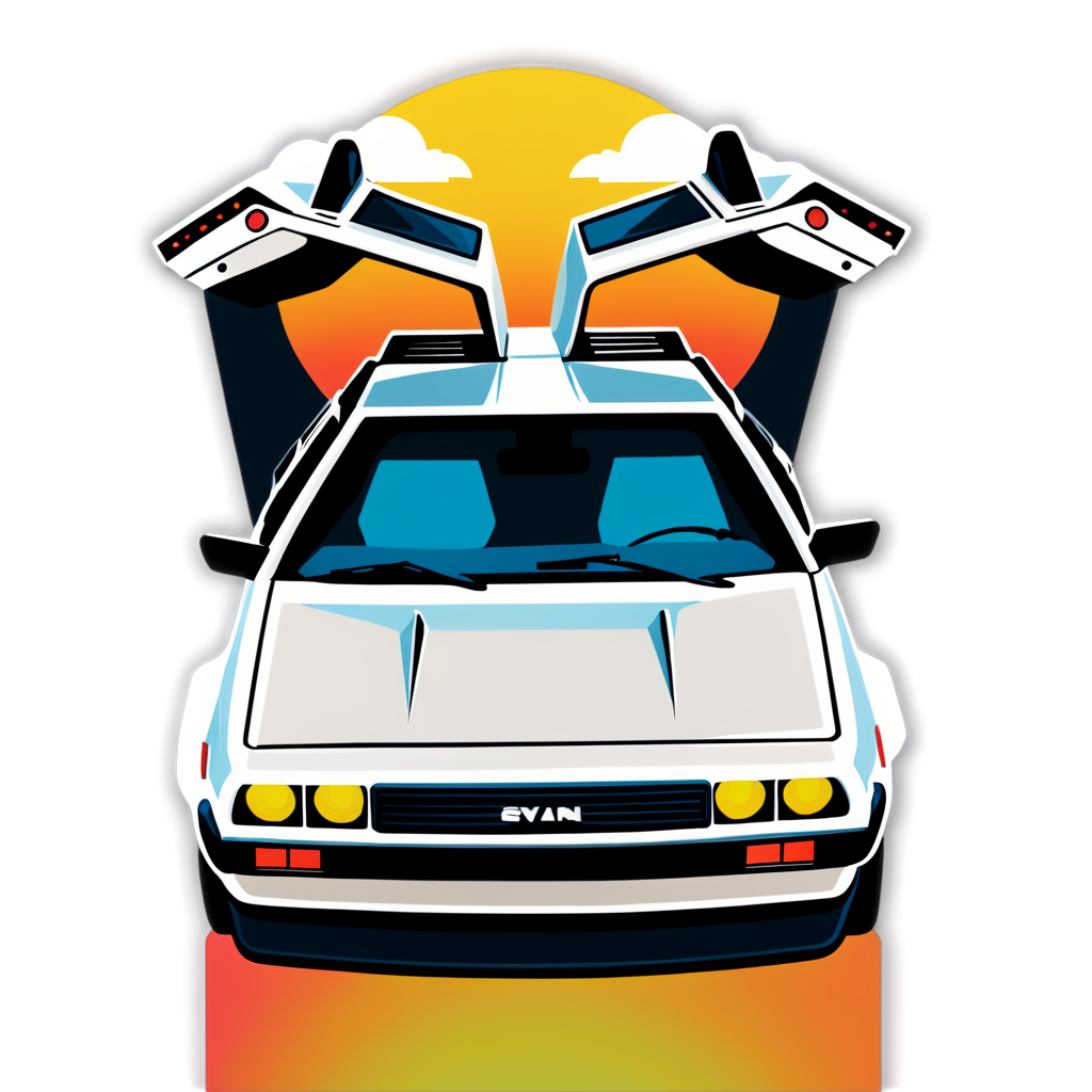 Delorean Sticker Kit