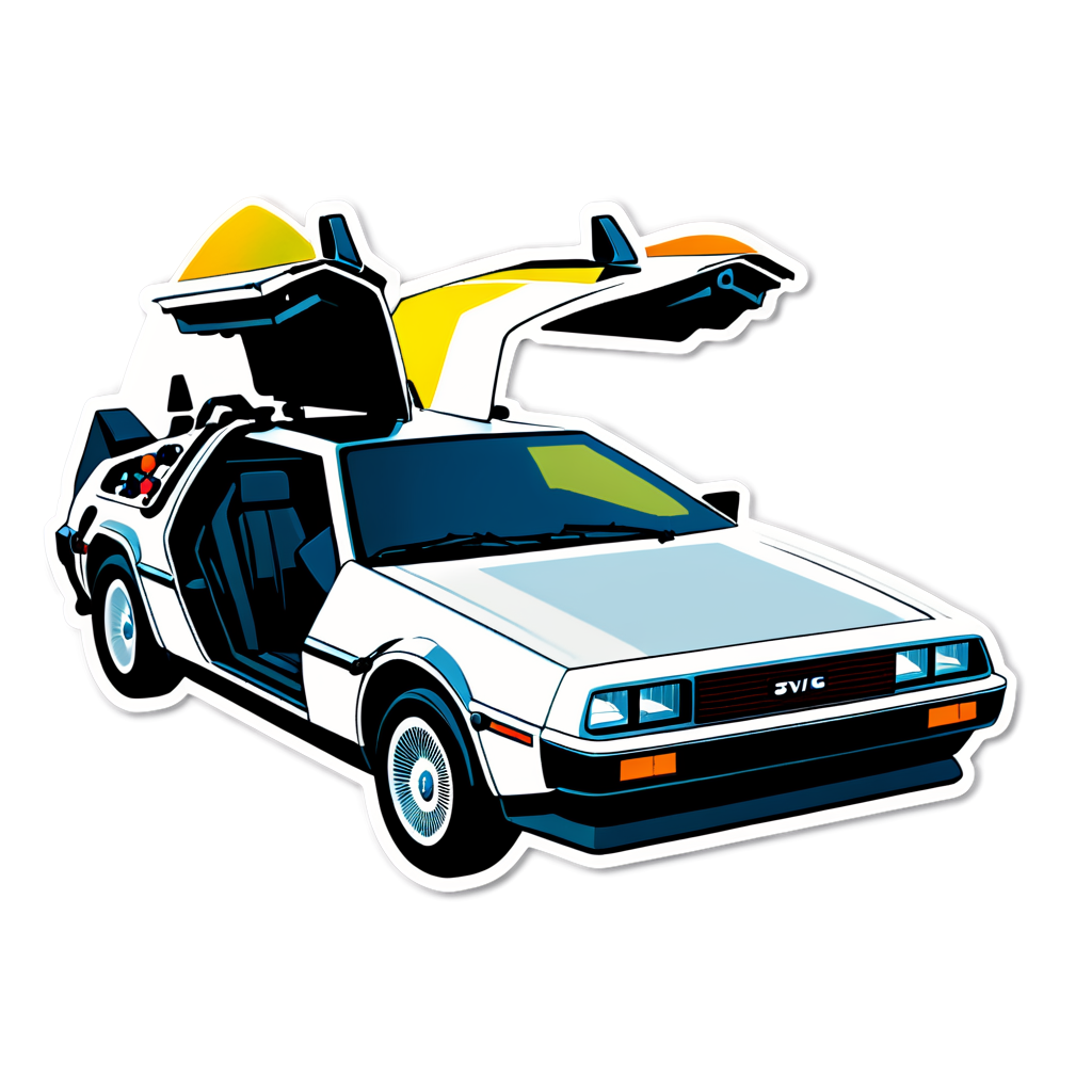 Delorean Sticker Kit