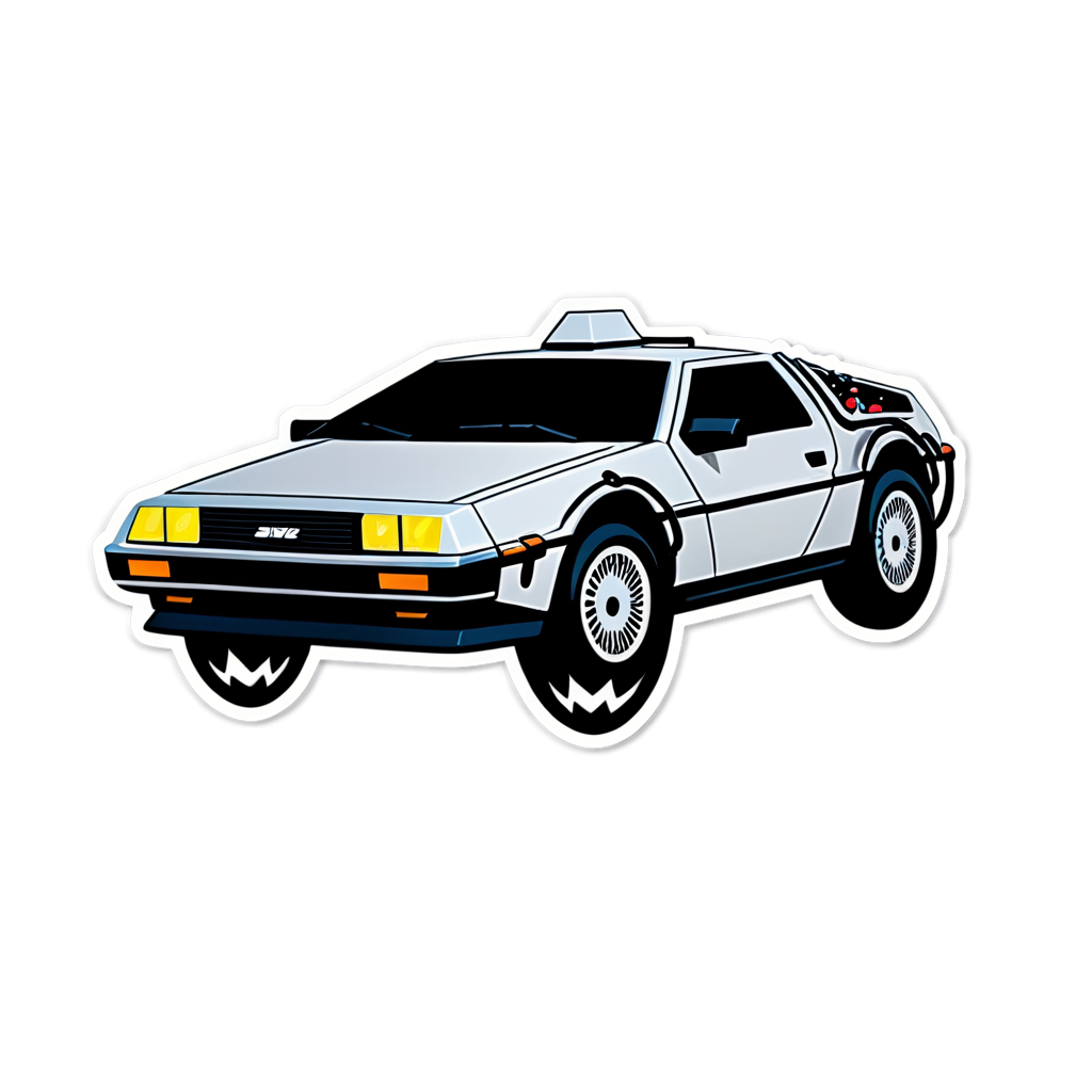 Delorean Sticker Ideas