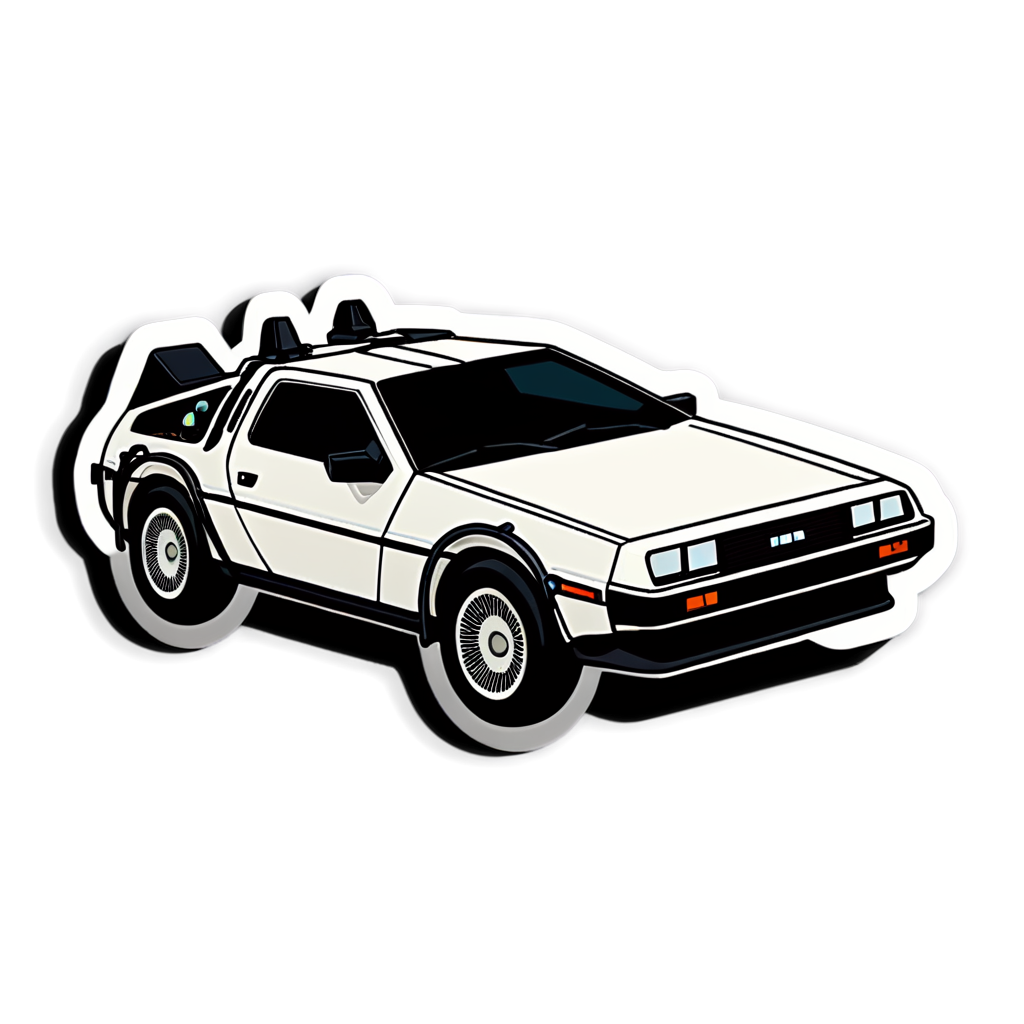 Delorean Sticker Ideas