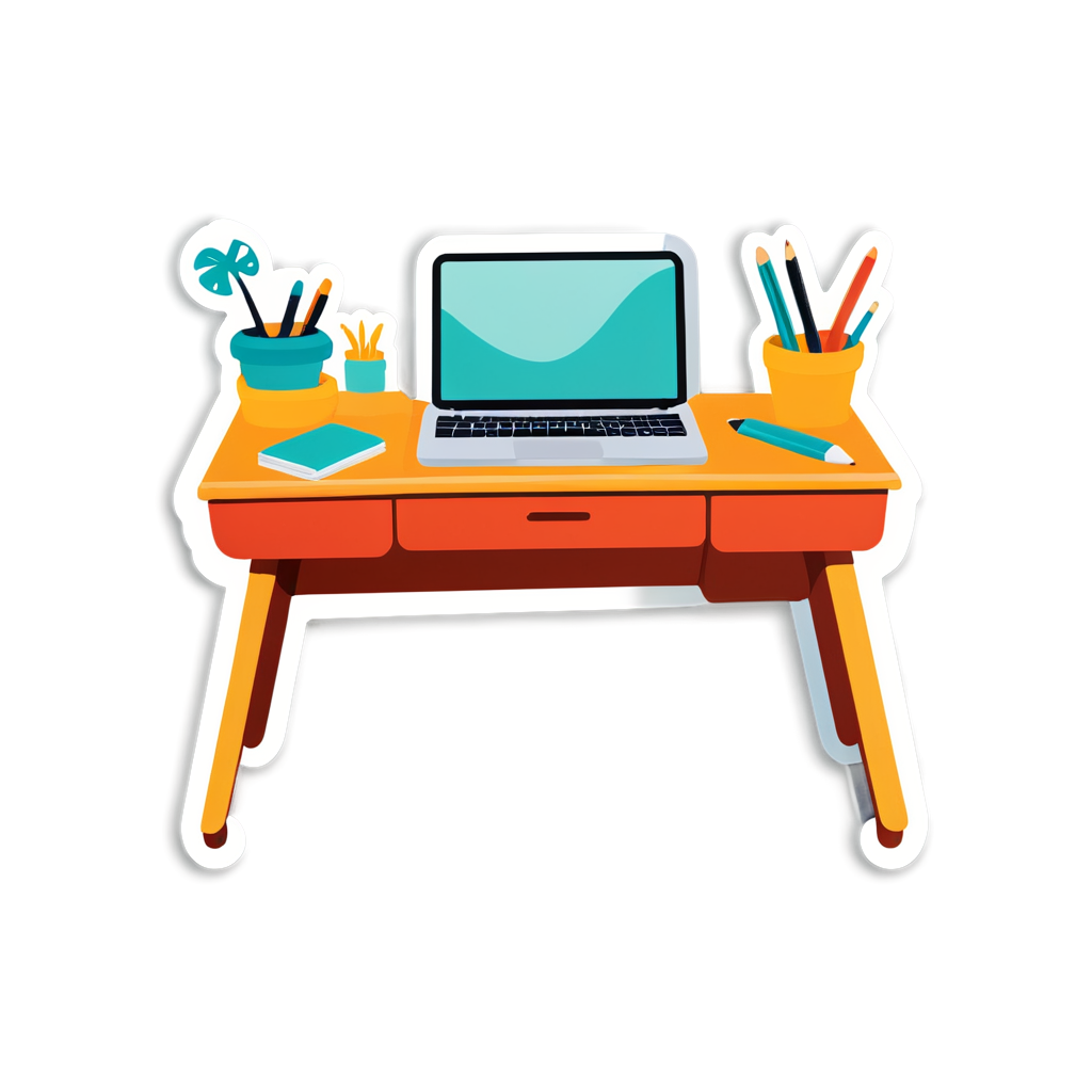 Desk Sticker Ideas