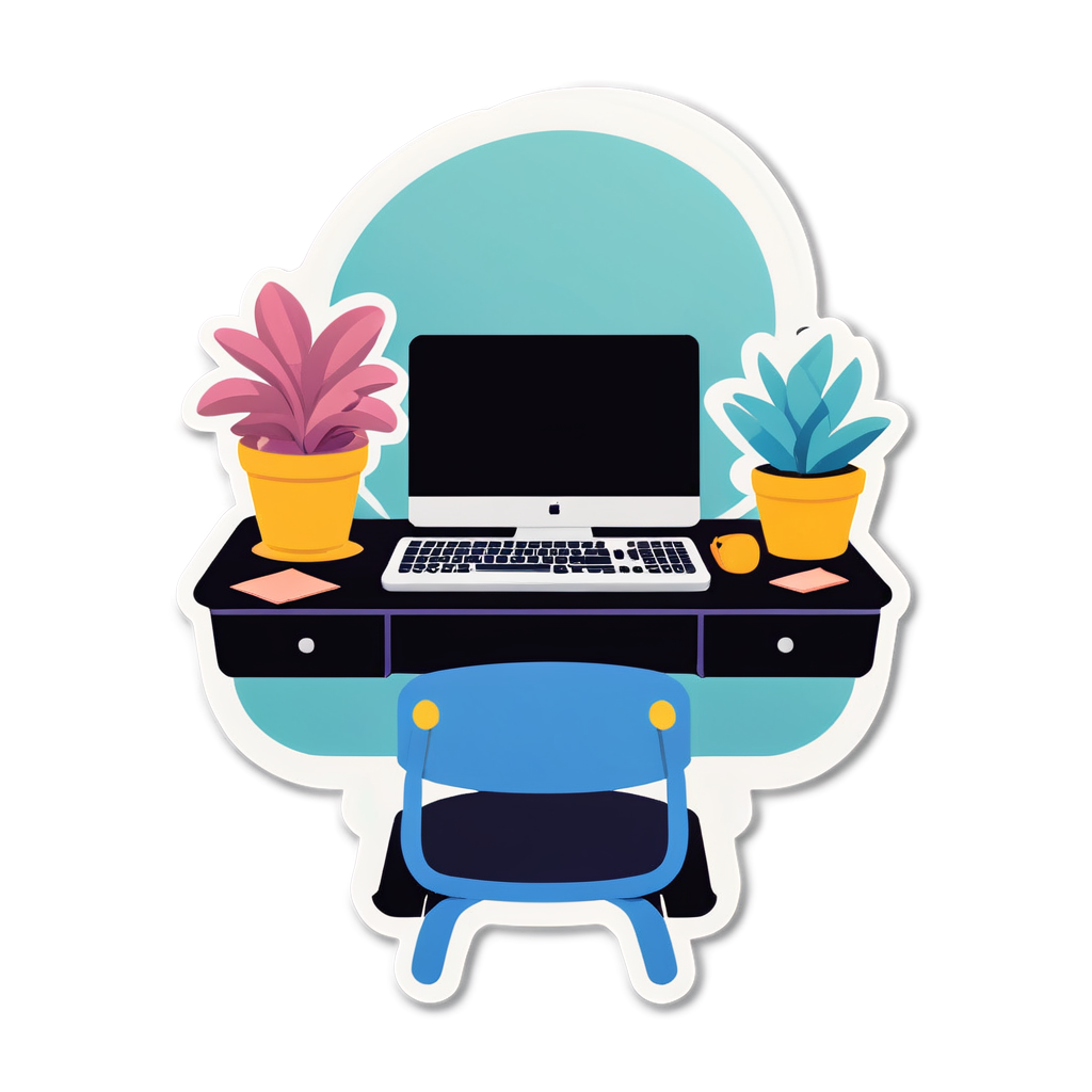 Cute Desk Sticker