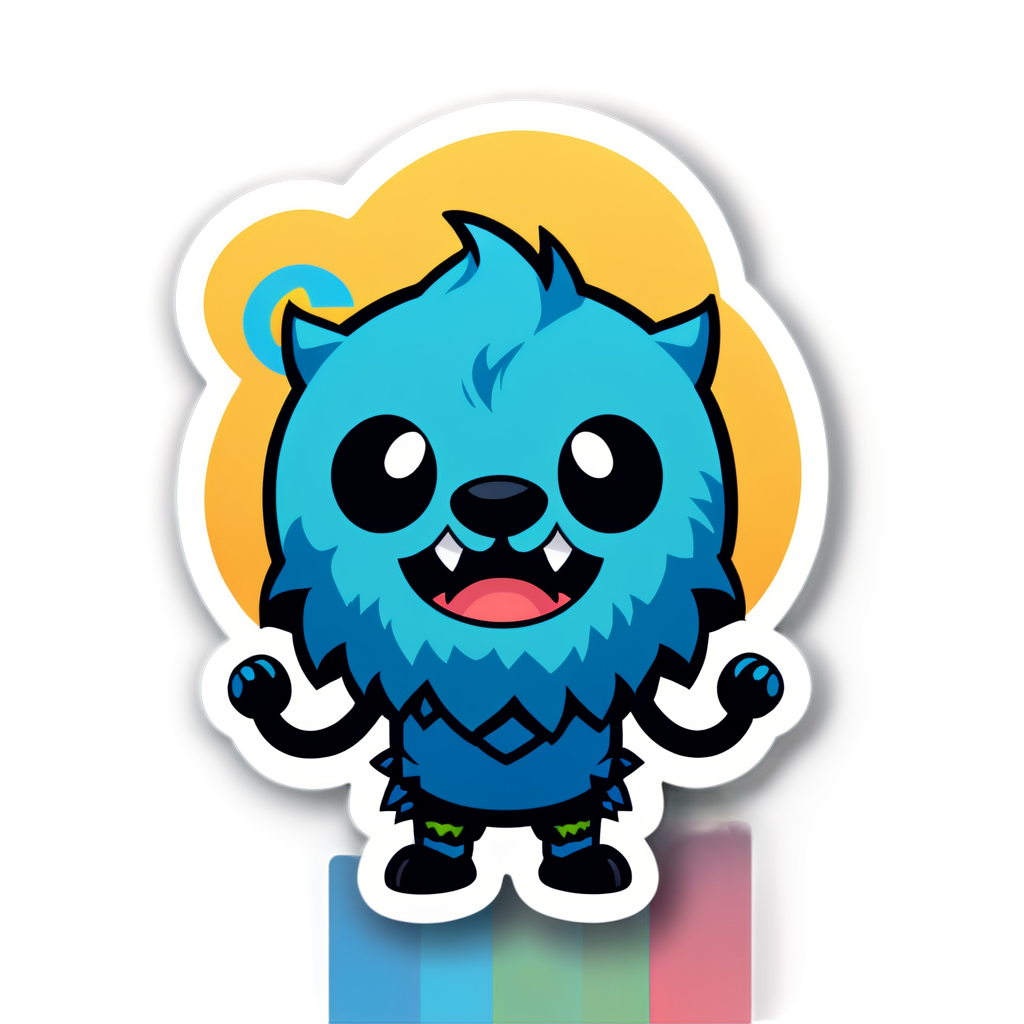 Cute Dimmu Sticker