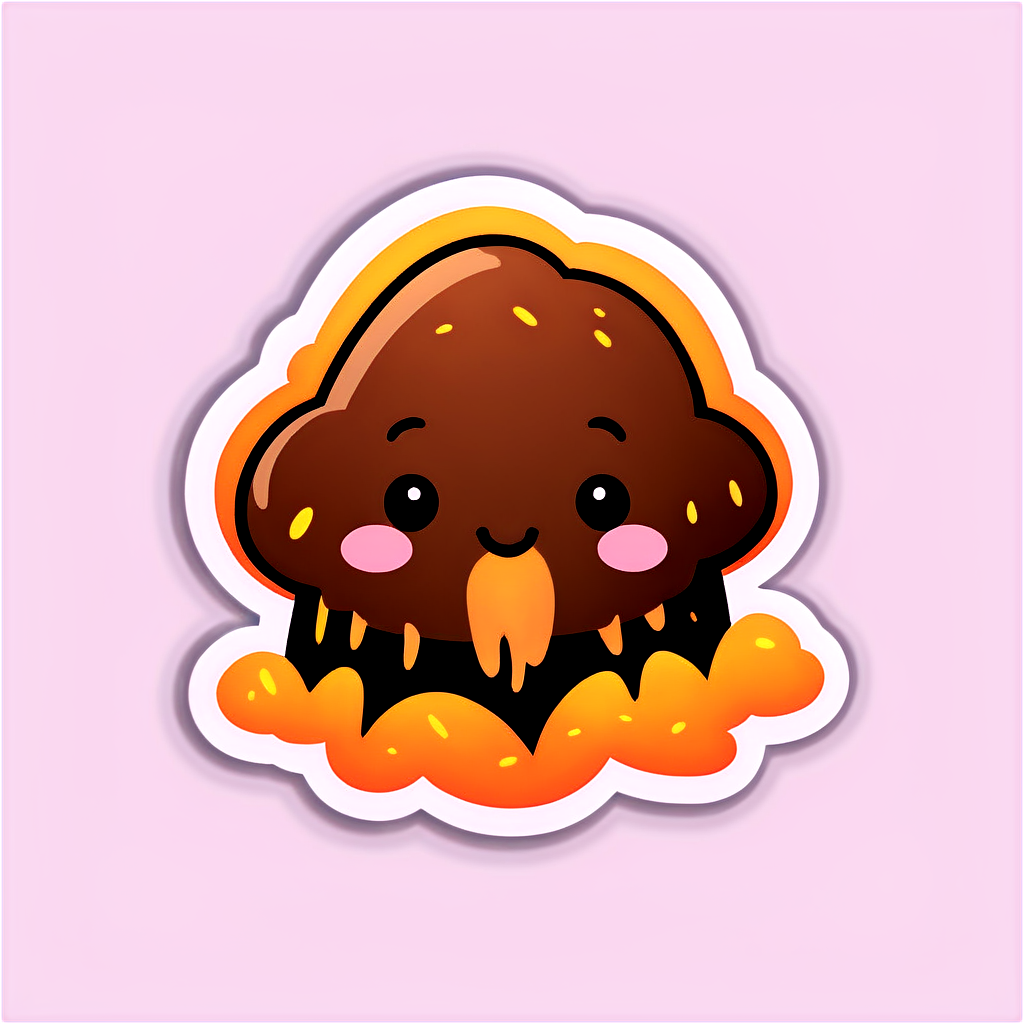 Cute Dirt Sticker