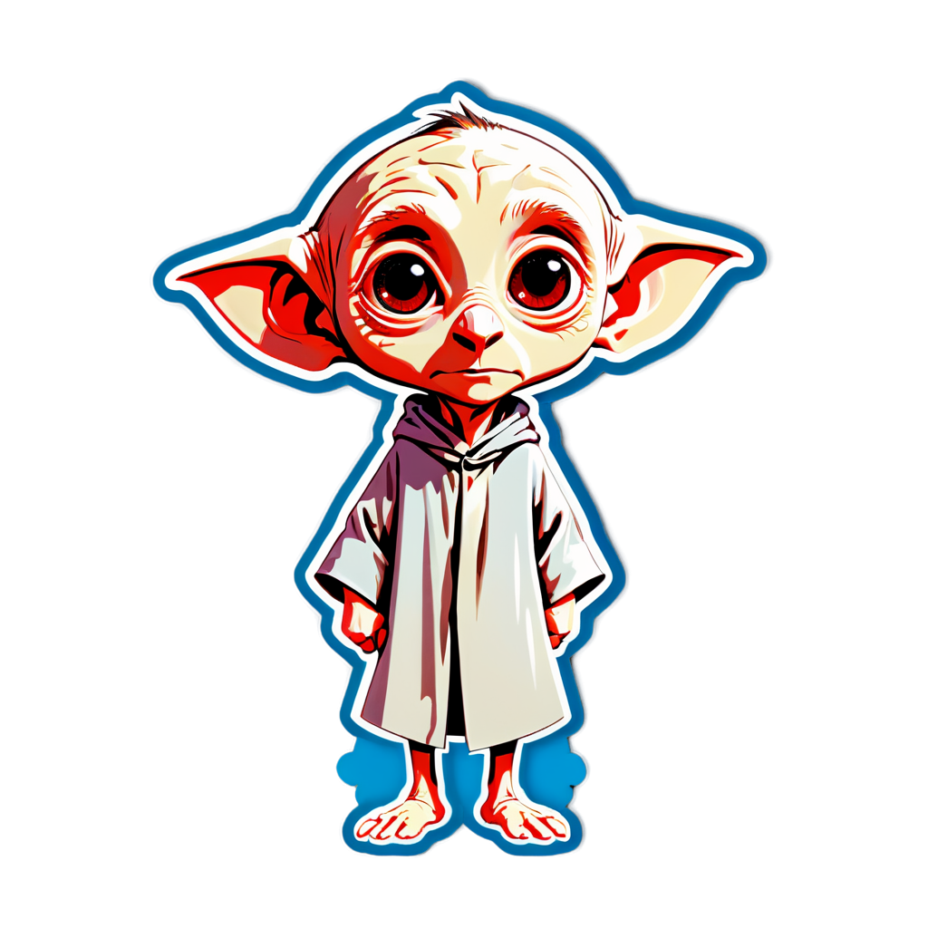 Cute Dobby Sticker