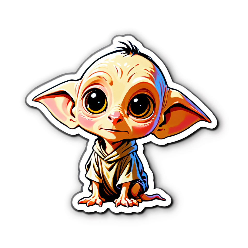 Cute Dobby Sticker