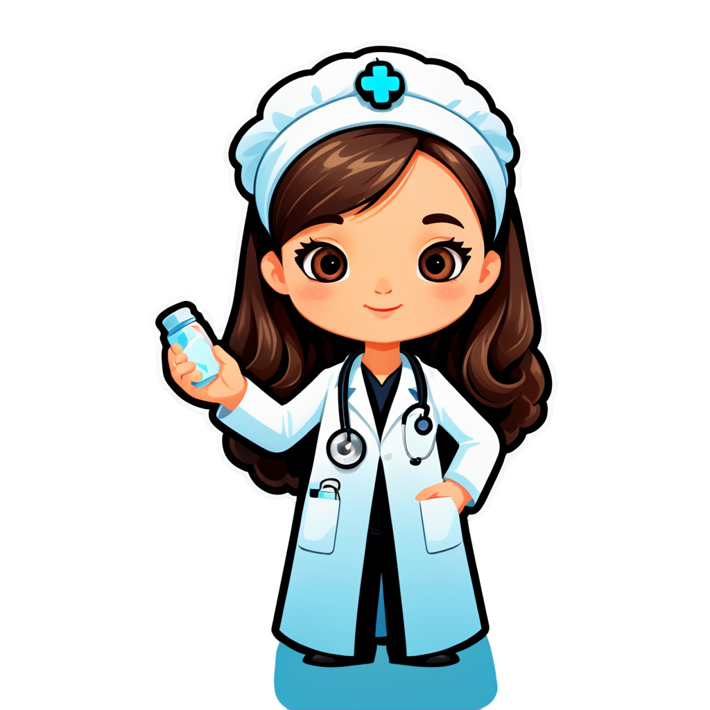 Cute Doctora Sticker