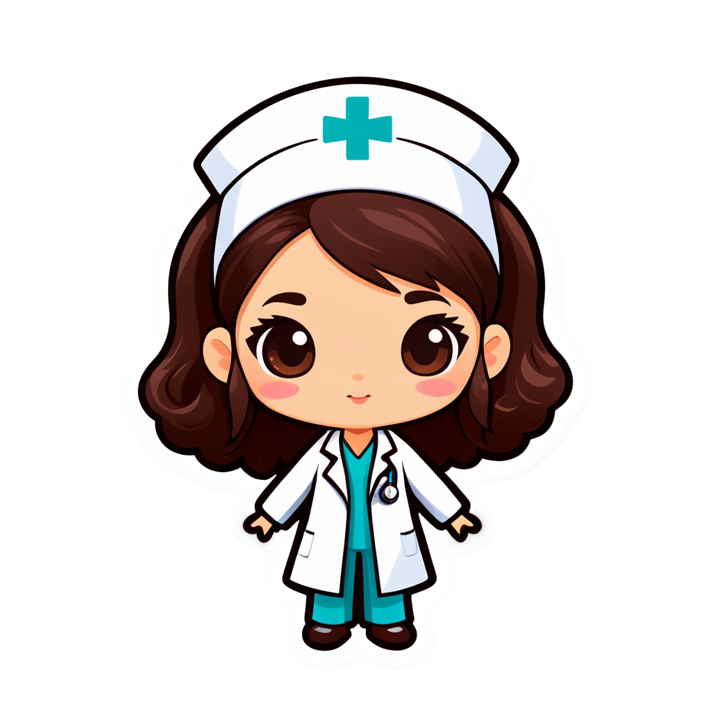 Cute Doctora Sticker