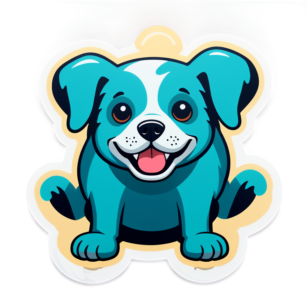 Cute Dogbone Sticker