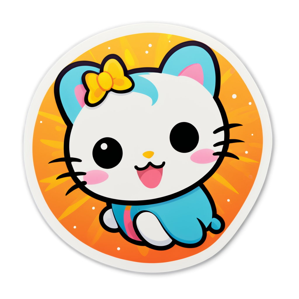 Cute Downloads Sticker