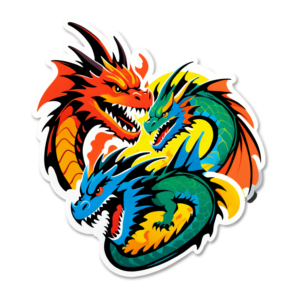 Dragons Sticker Kit