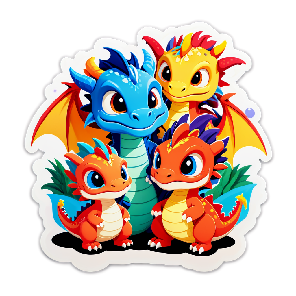 Dragons Sticker Ideas