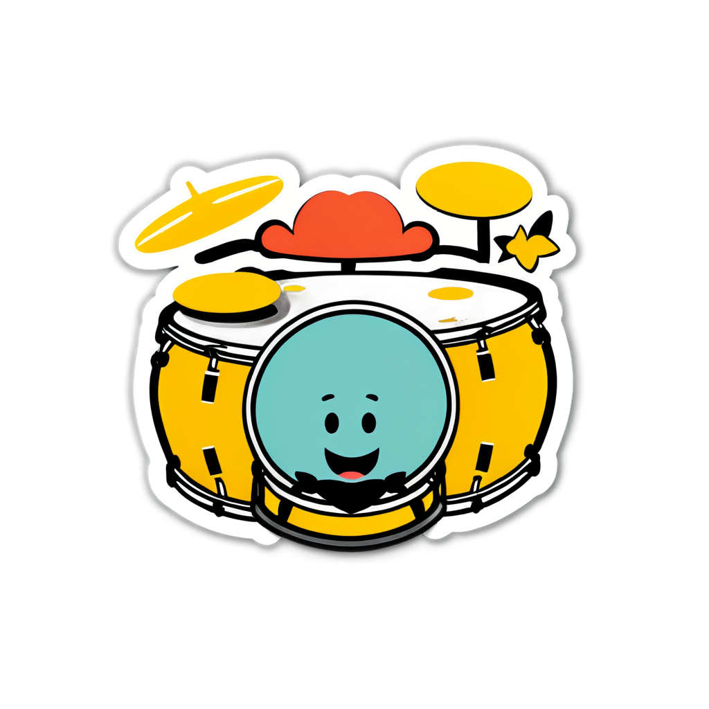 Drum Sticker Ideas