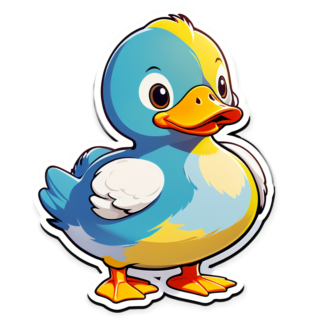 Cute Ducky Sticker