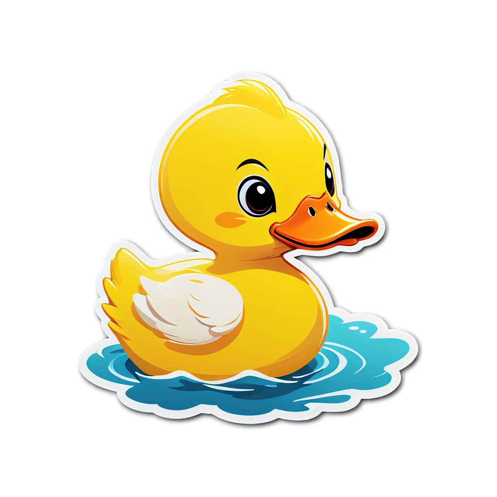 Cute Ducky Sticker