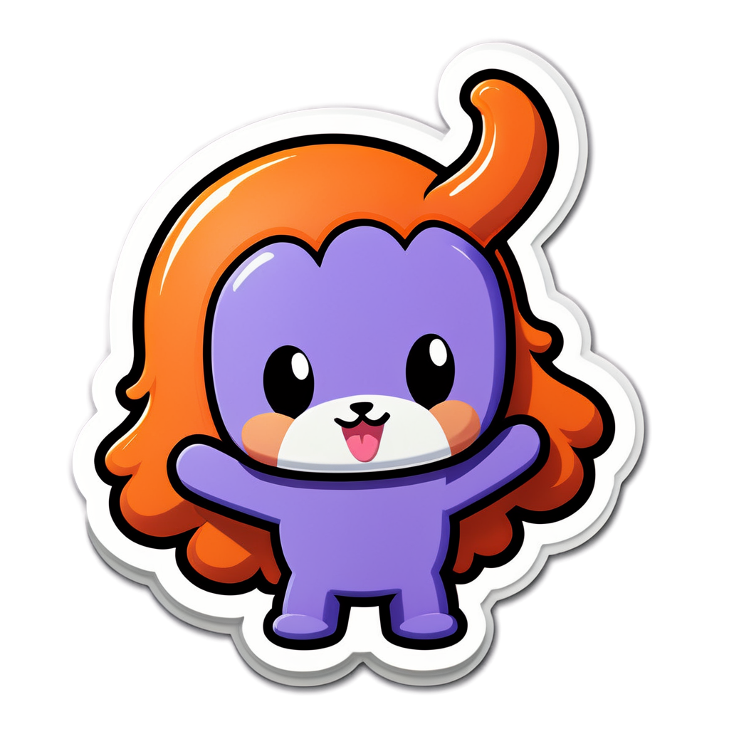 Cute Dunky Sticker