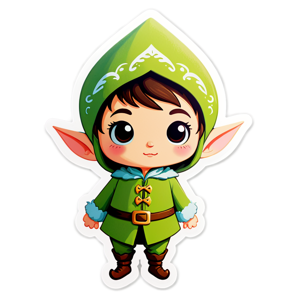 Cute Elfo Sticker