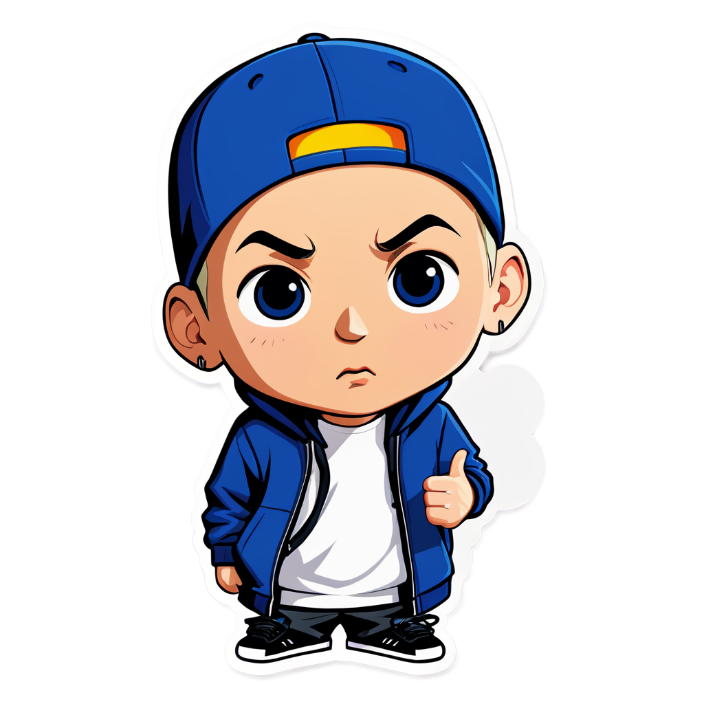Cute Eminem Sticker