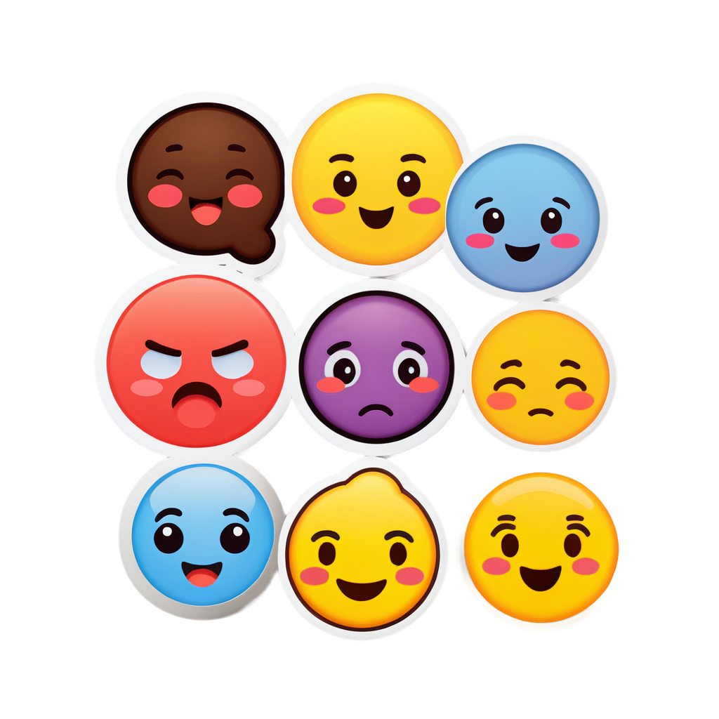 Cute Emojis Sticker