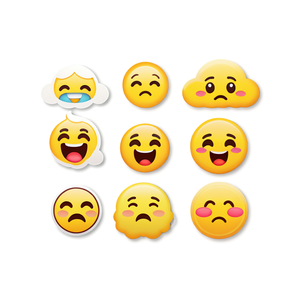 Cute Emojis Sticker