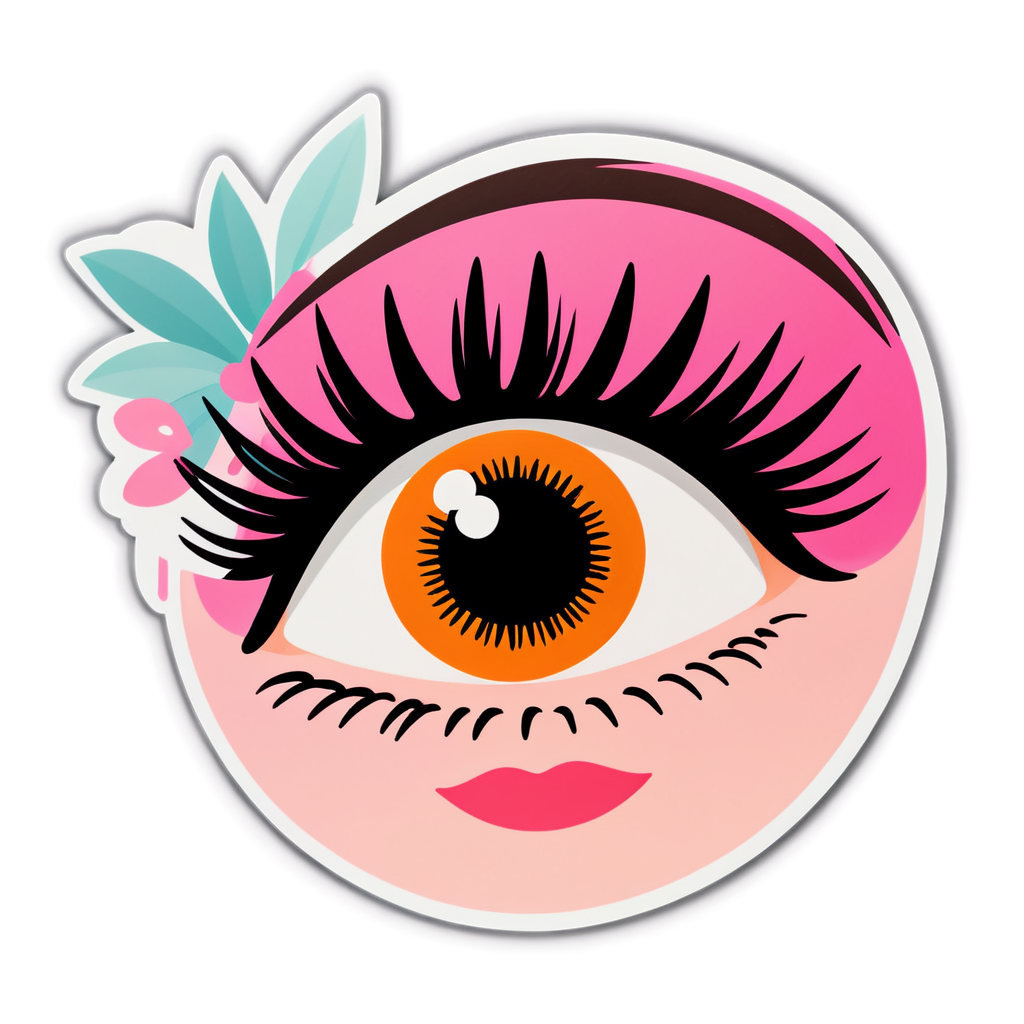 Eyelashes Sticker Kit