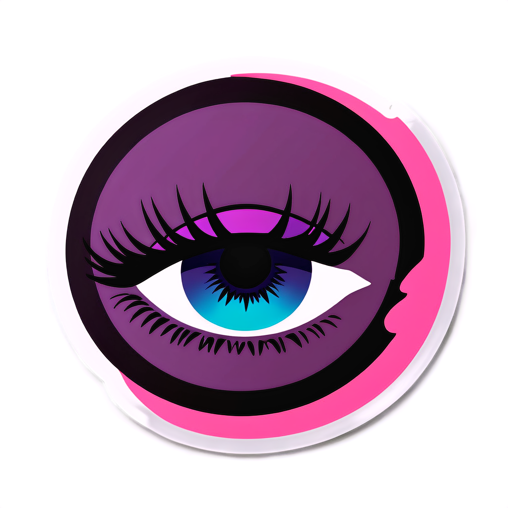 Cute Eyeshadow Sticker