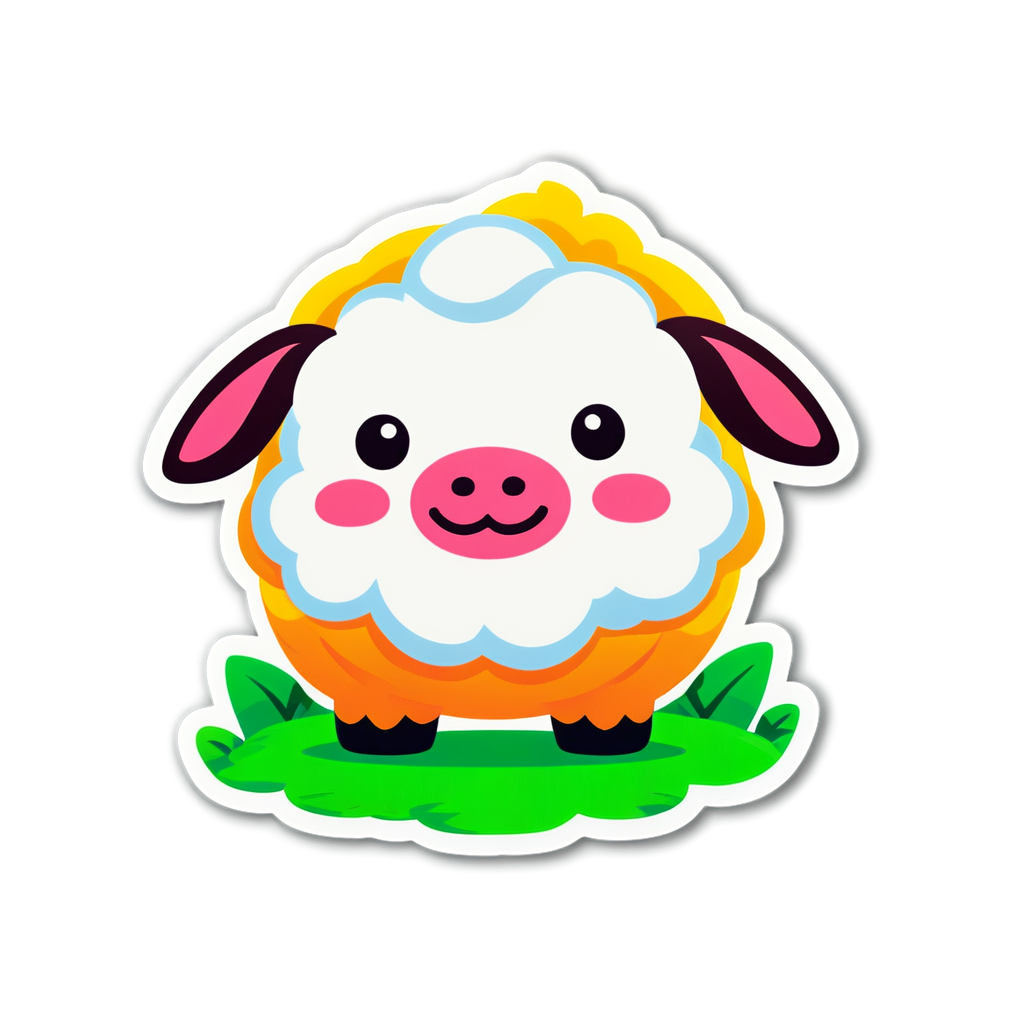 Cute Farmageddon Sticker