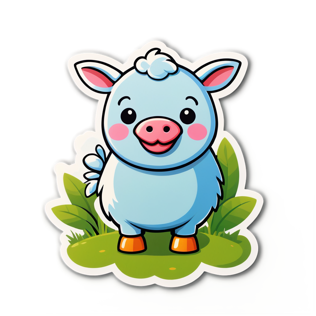 Cute Farmageddon Sticker