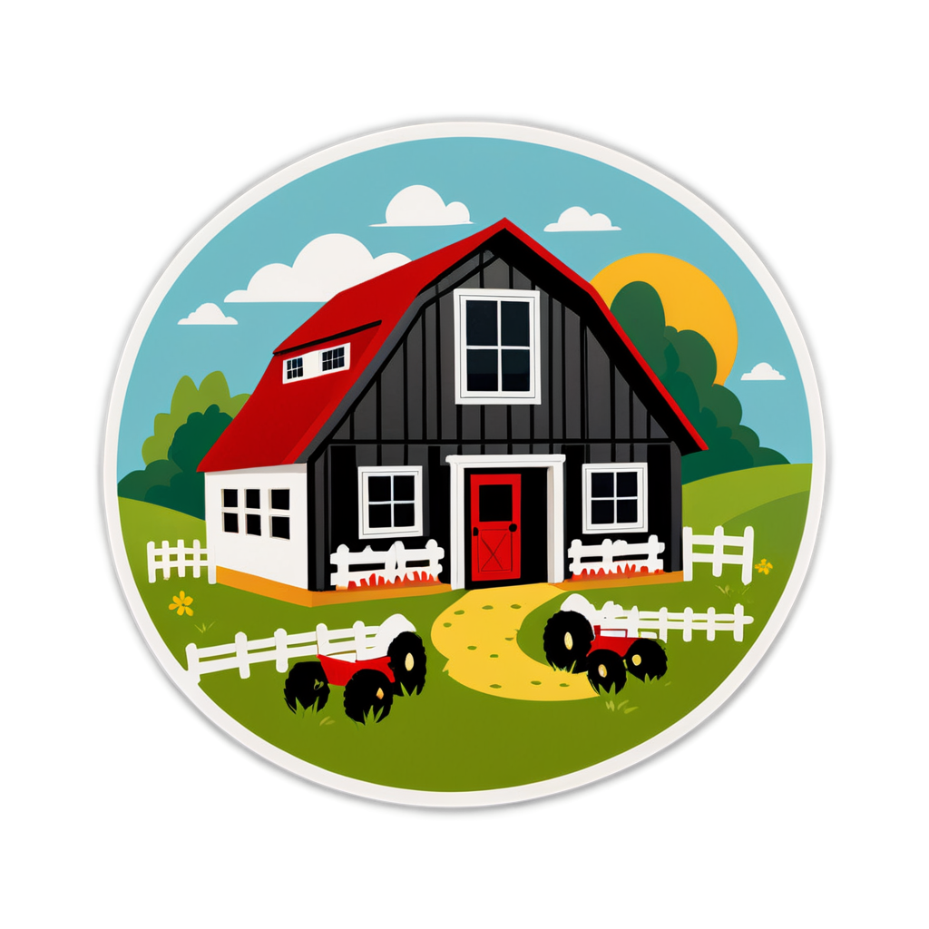 Cute Farmhouse Sticker