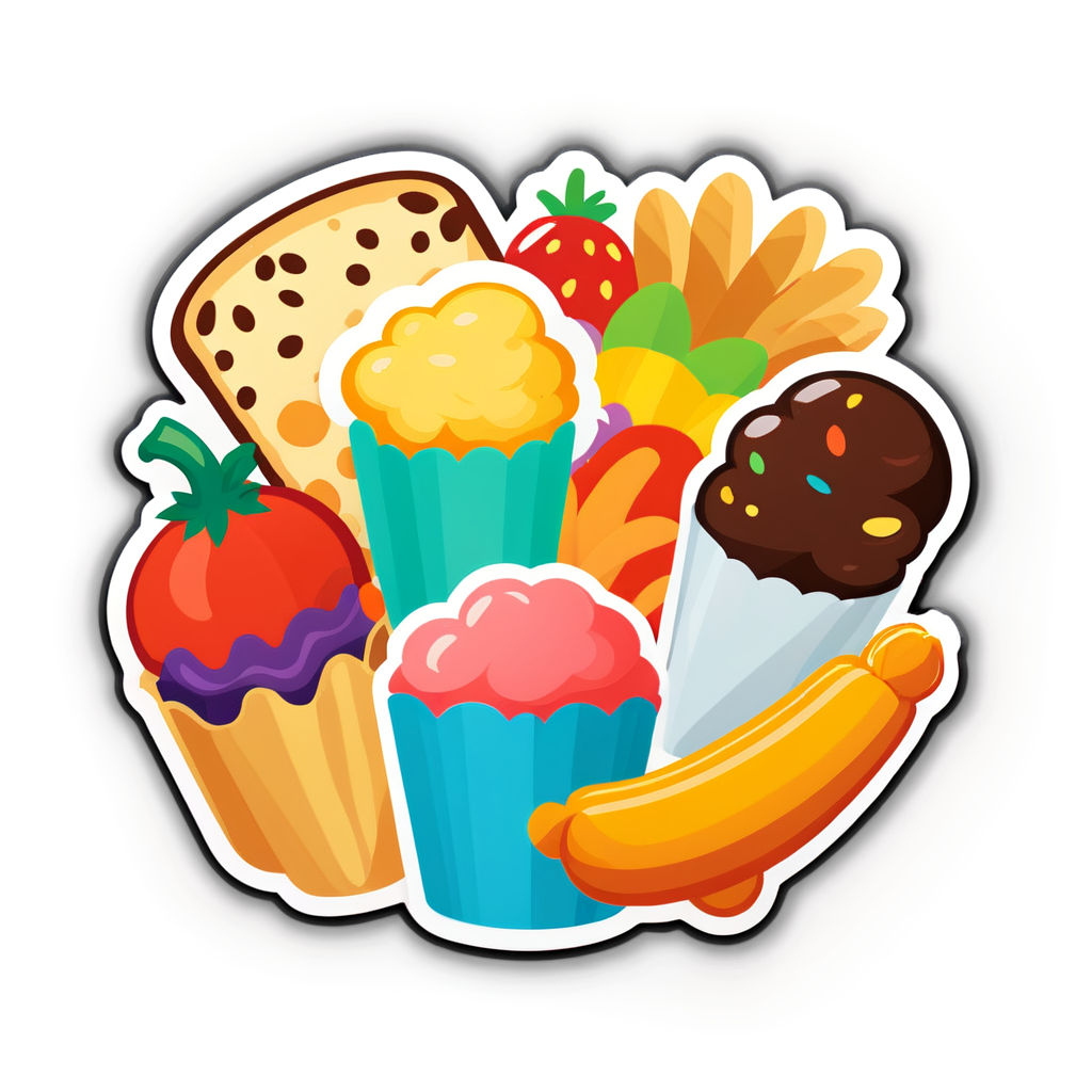 Cute Feast Sticker