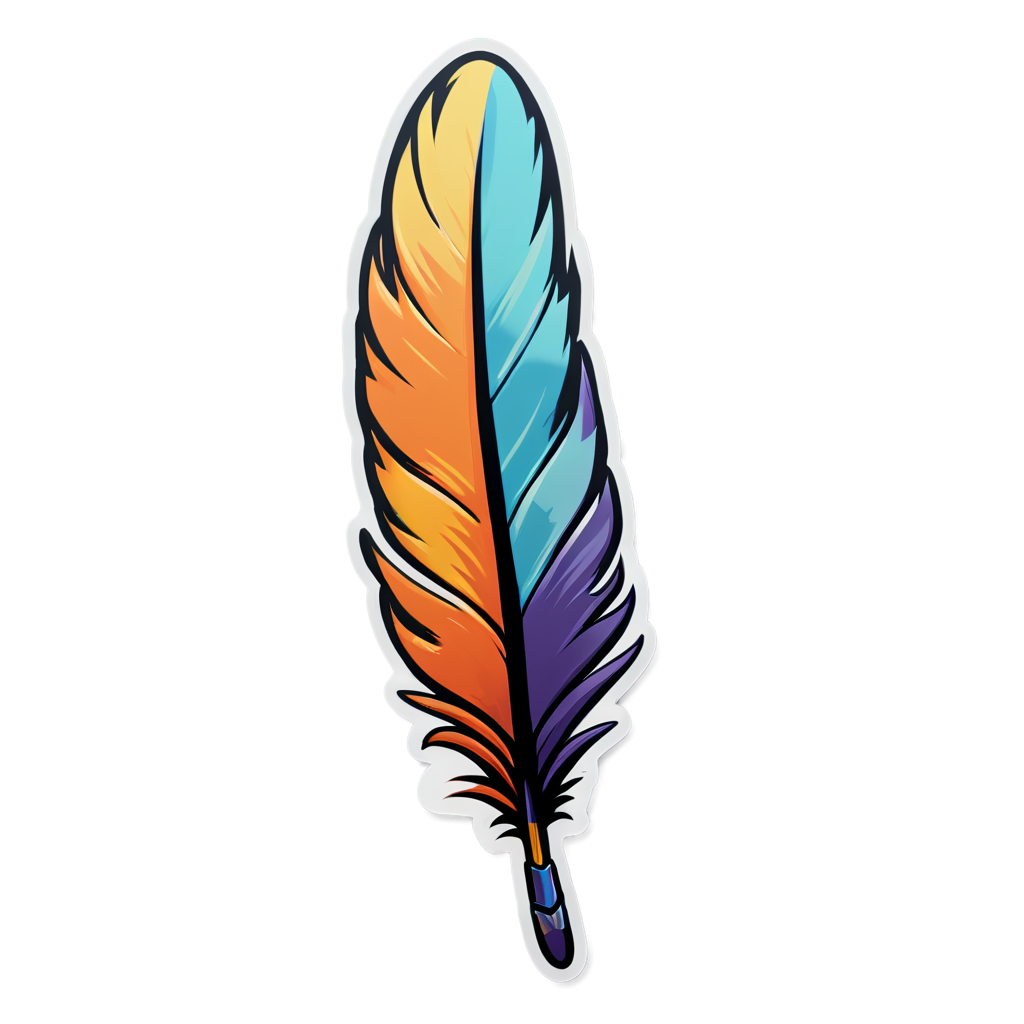 Feather Sticker Collection