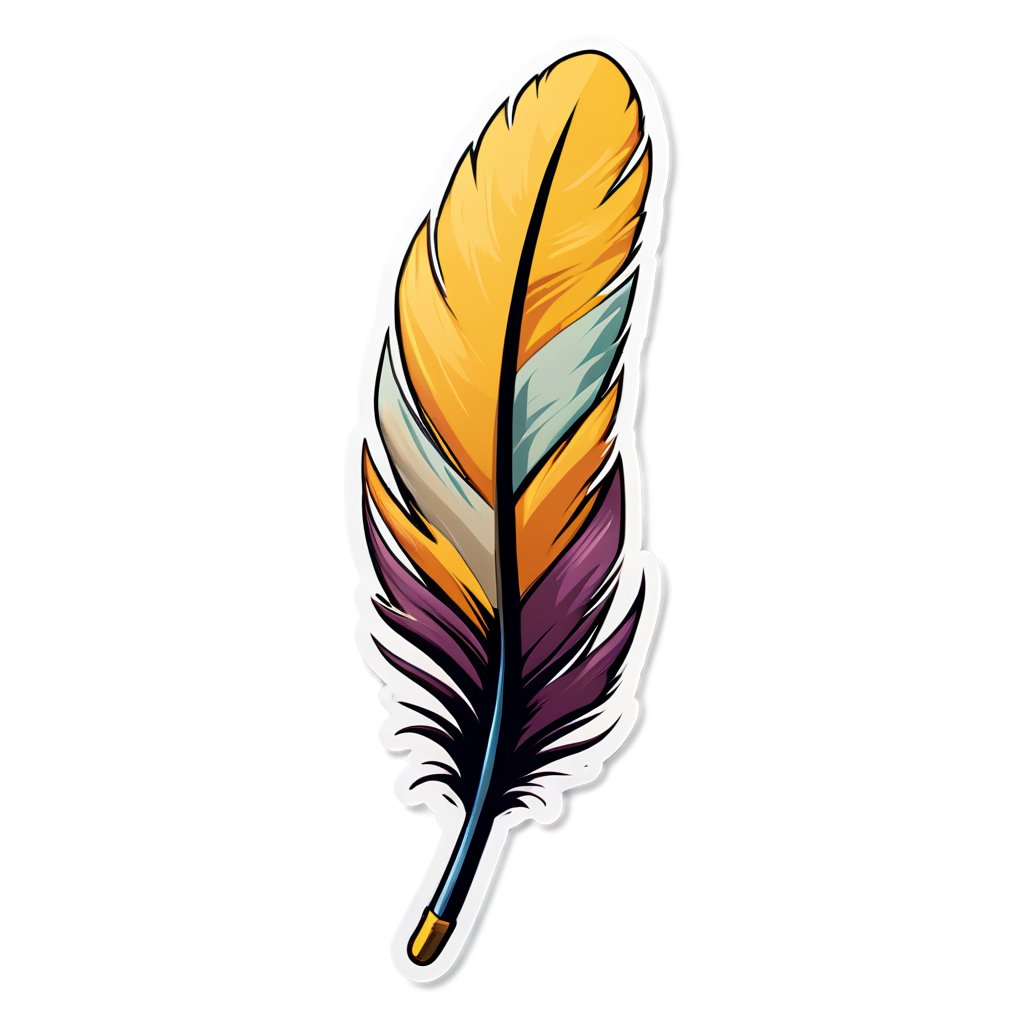 Feather Sticker Kit