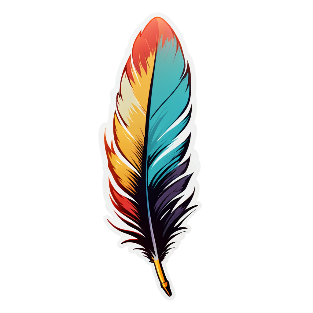 Feather Sticker Kit