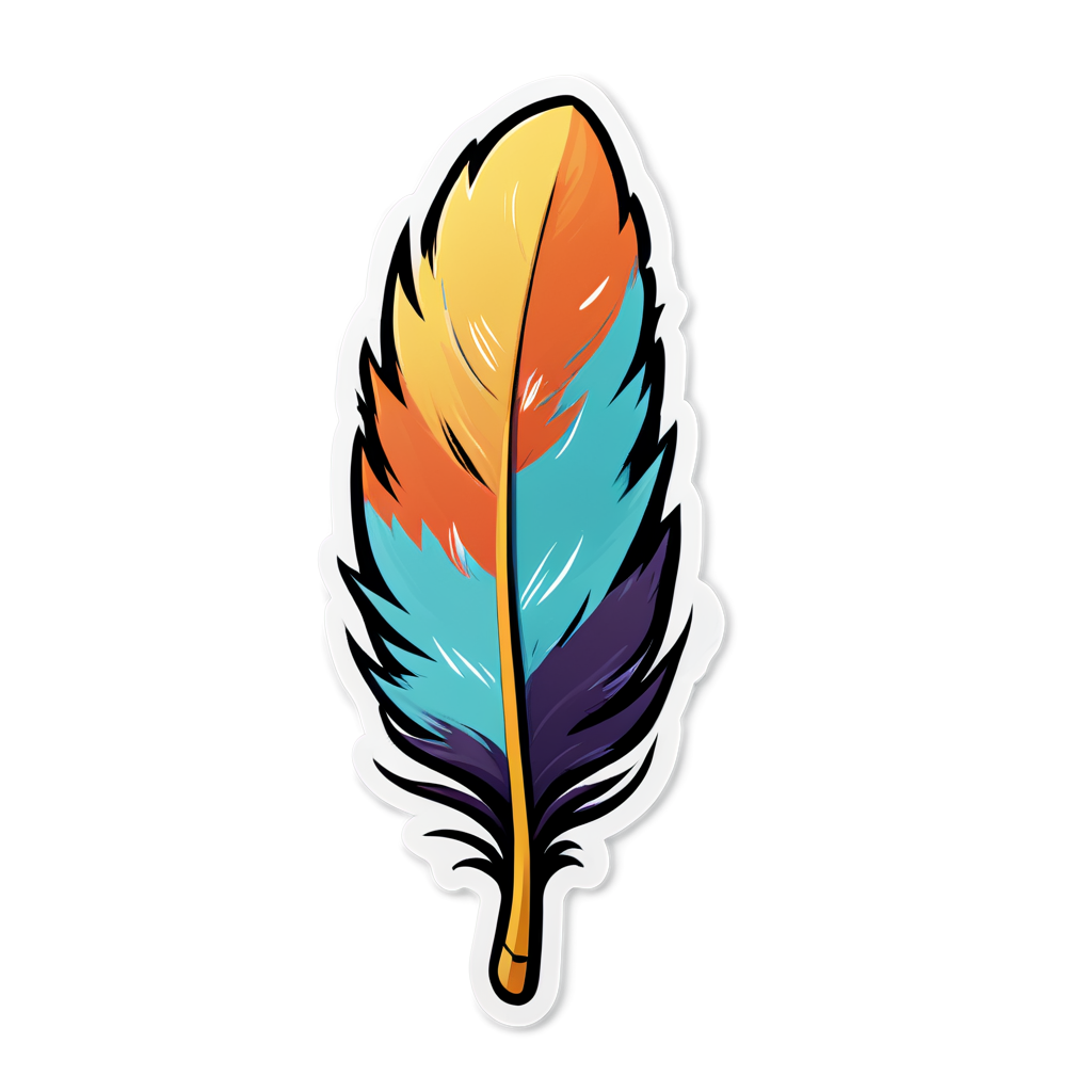 Feather Sticker Ideas